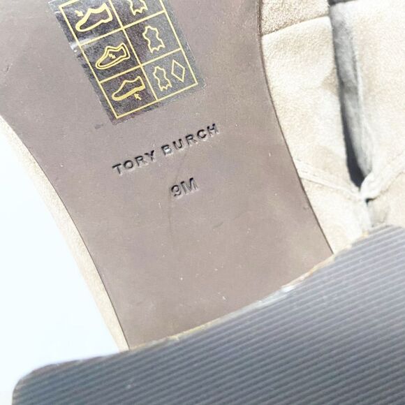 NEW Tory Burch Multi-Logo Stretch Suede Boot size 9 - Picture 13 of 13